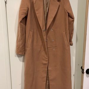 BooHoo Size 10 camel coat
